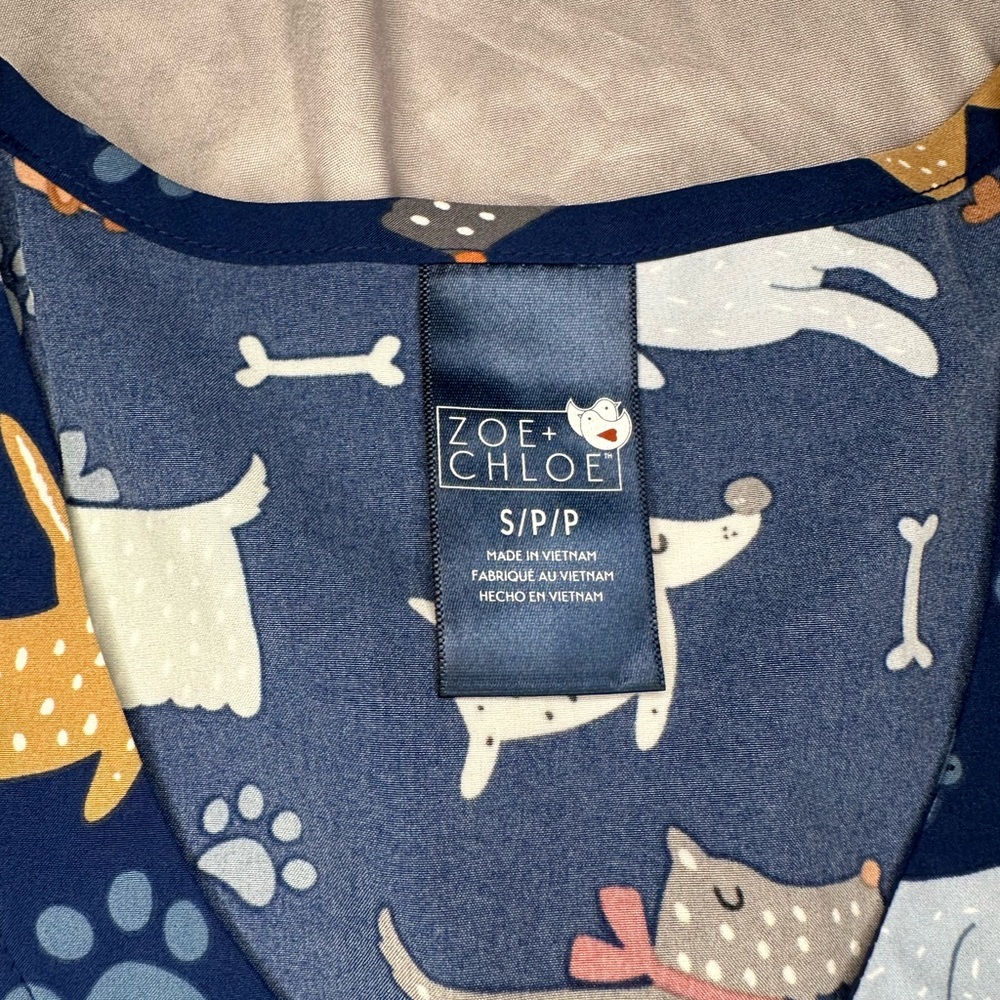 Chloe and Zoe scrub tops